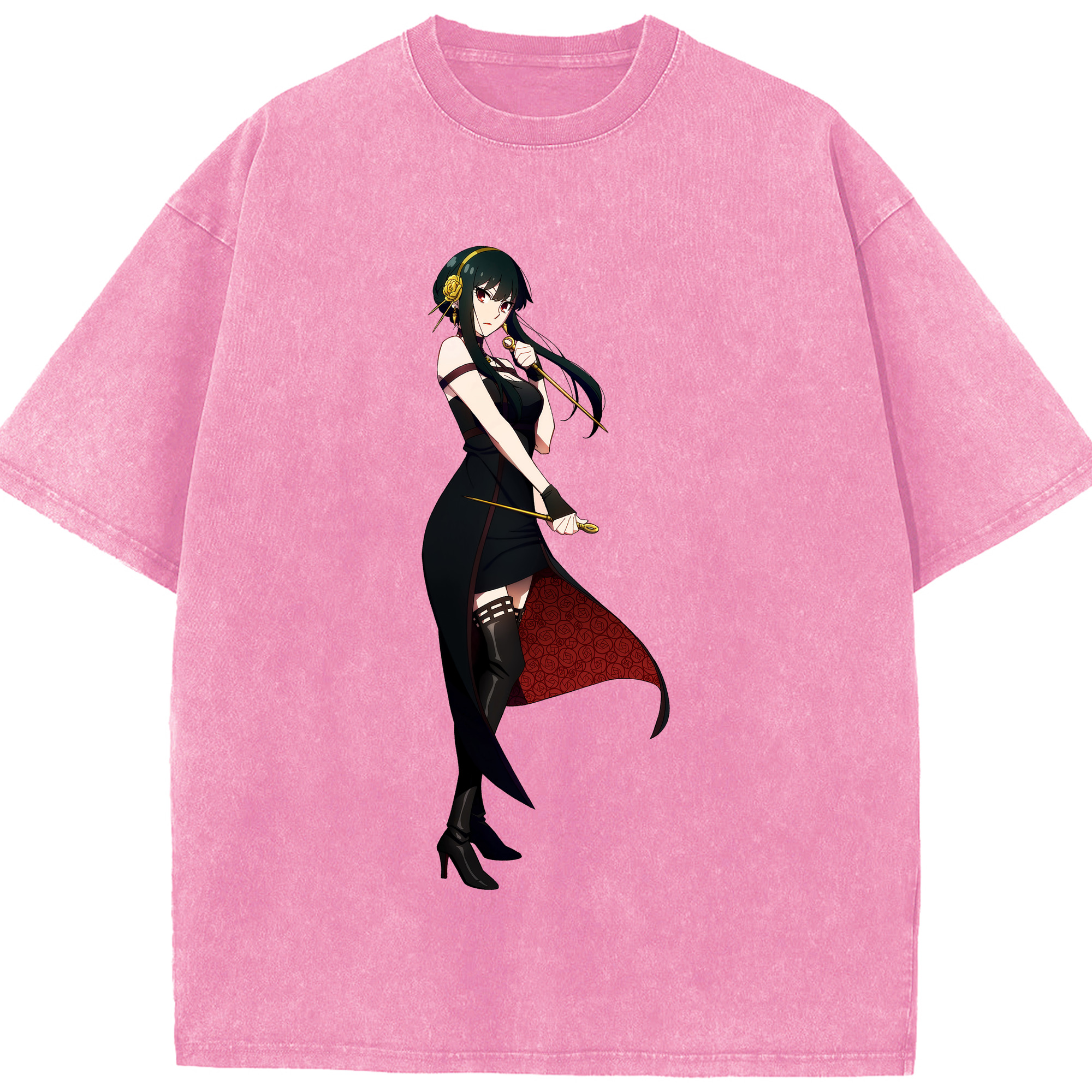 （画像用） SPY×FAMILY间谍家家酒 綿100% ヴィンテージ風 半袖Tシャツ（フロントプリント）